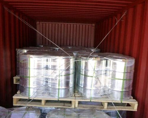 Chromium metal packed by iron drum and pallet